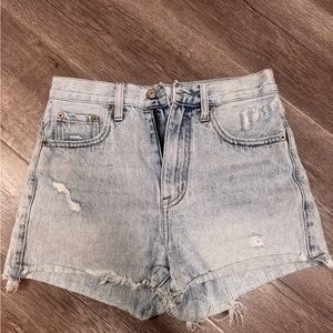 Denim shorts